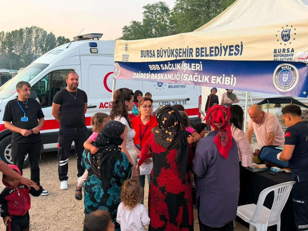 Bursa Büyükşehir Belediyesi, mevsimlik tarım işçileri ve ailelerinin ihtiyaçlarının yerinde