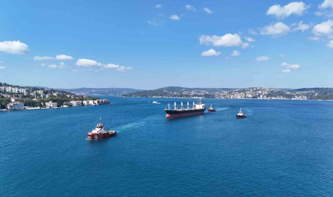 İstanbul Boğazı “M/V New Victory” gemisinin geçişi nedeniyle çift yönlü trafiğe kapatıldı Karadeniz’de Ukrayna’ya ait insansız hava araçlarının (İHA) saldırısına uğrayan Belize