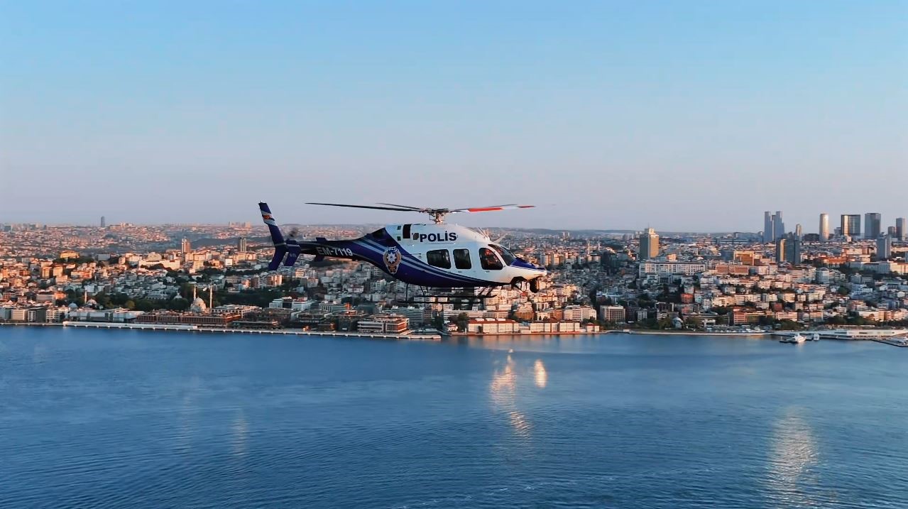 İstanbul Emniyet Müdürlüğü, kara, hava ve denizde yürüttüğü görevleri anlatan