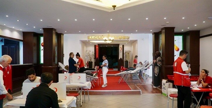 Kağıthane’de kan bağışı kampanyası başladı: “İyilik aşkına, kan bağışına” Kağıthane Belediyesi ve Türk Kızılay işbirliğiyle düzenlenen kan bağışı kampanyası,