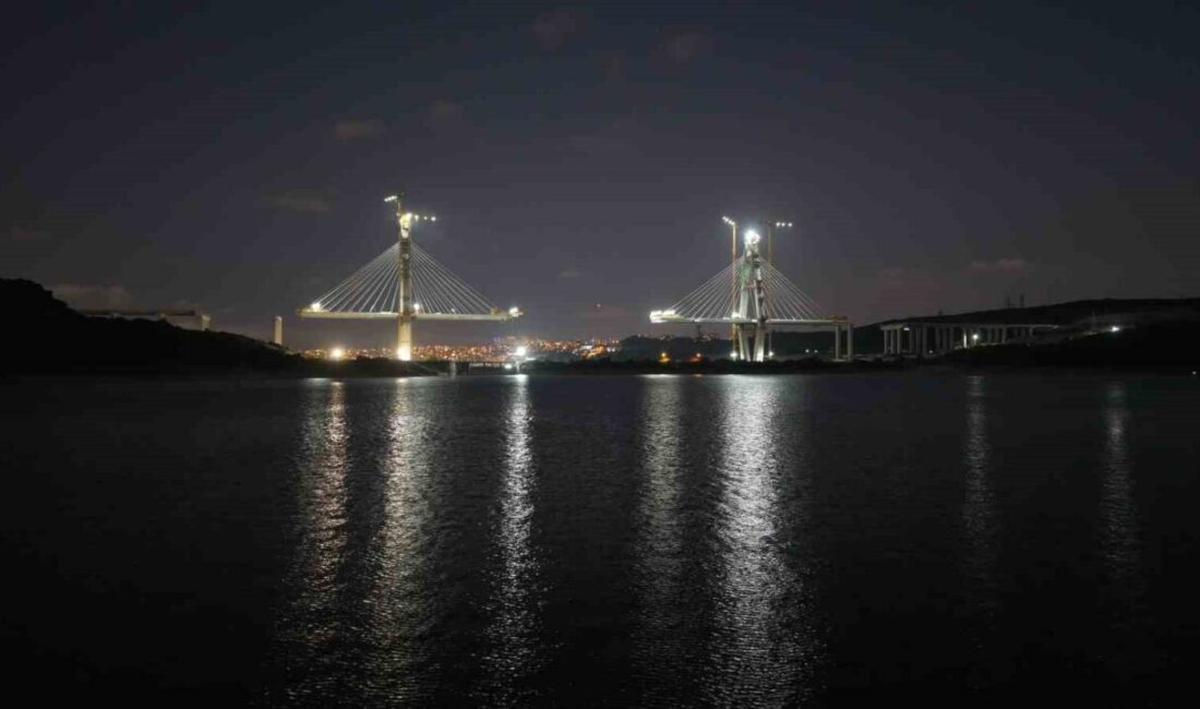 Kanal İstanbul güzergahında inşa edilen ilk köprü olan Sazlıdere Köprüsü’nde