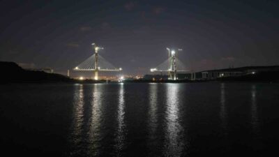 Kanal İstanbul güzergahında inşa edilen ilk köprü olan Sazlıdere Köprüsü’nde