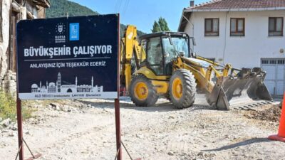 Bursa Büyükşehir Belediyesi, Keles’in Kocakovacık Mahallesi’nde 5 bin 800 metrelik