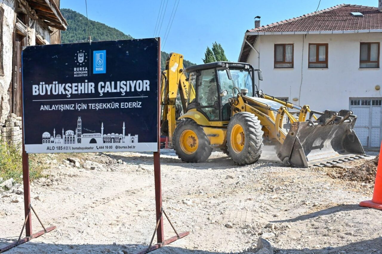 Bursa Büyükşehir Belediyesi, Keles’in Kocakovacık Mahallesi’nde 5 bin 800 metrelik
