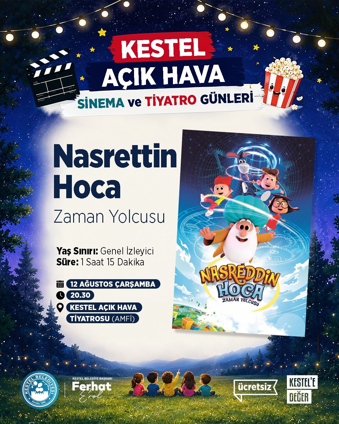 Kestel Belediyesi’nden çocuklara sinema ve müzikal şöleni 11 Bülten Medya -