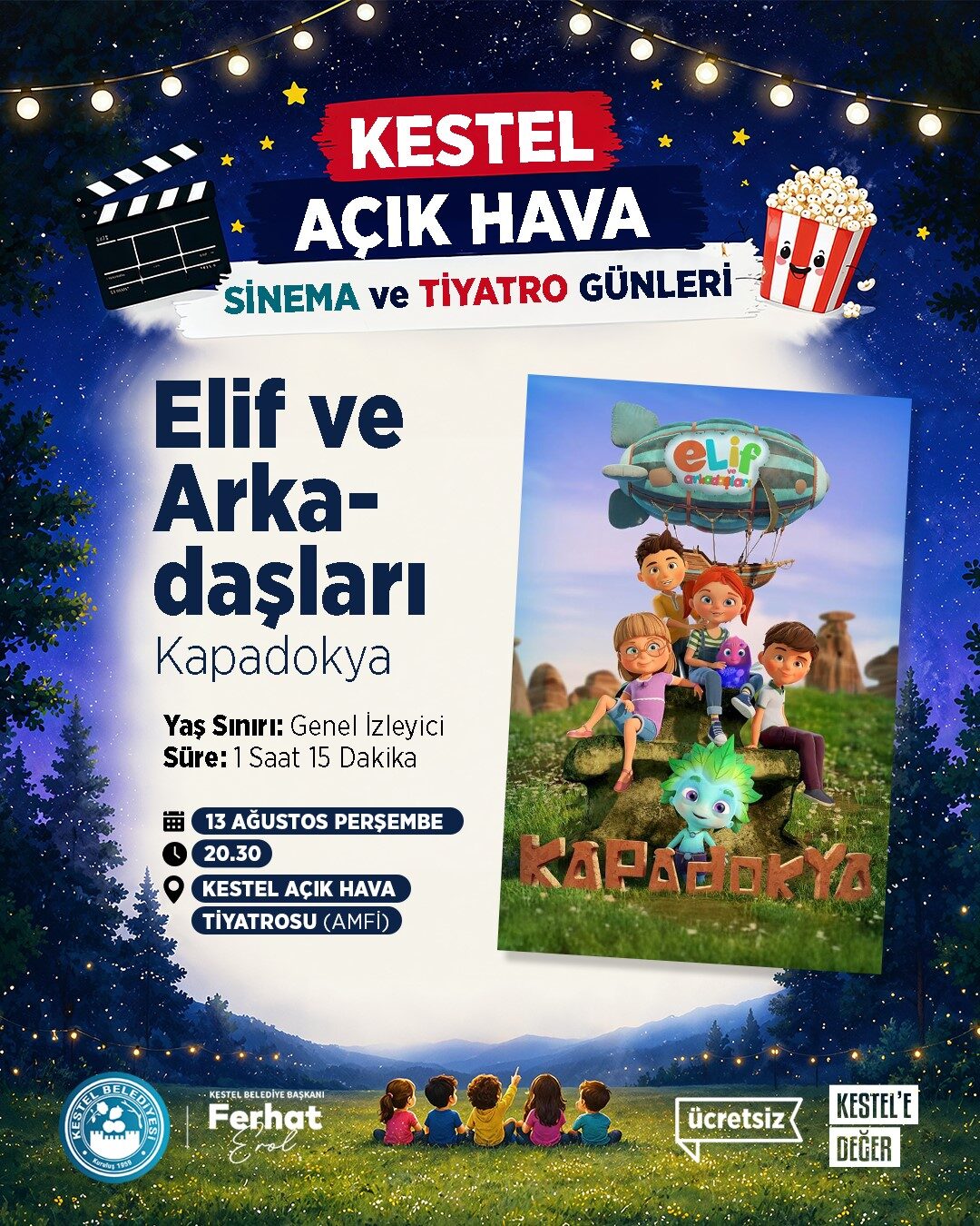 Kestel Belediyesi’nden çocuklara sinema ve müzikal şöleni 12 Bülten Medya -