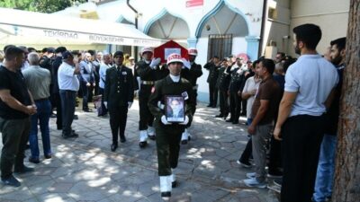 Tekirdağ’da hayatını kaybeden Kıbrıs Gazisi Piyade Er İzzettin Ağın, düzenlenen