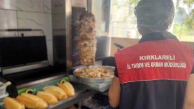 Kırklareli İl Tarım ve Orman Müdürlüğü teknik personelleri tarafından, gıda