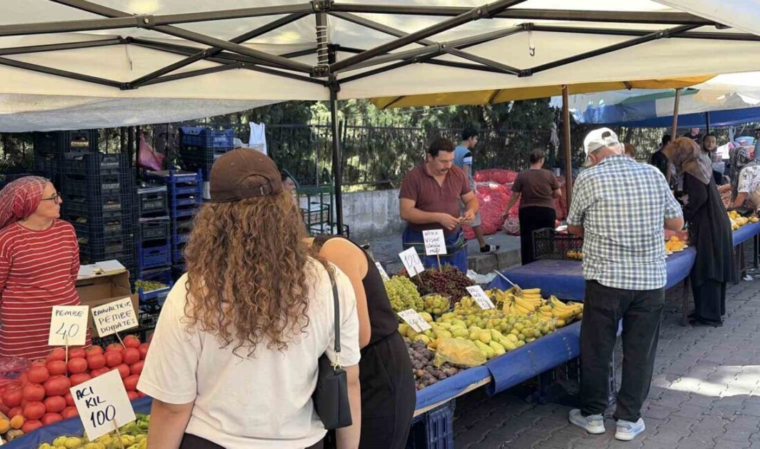 Kırklareli’nde semt pazarlarındaki fiyatlardan hem vatandaş hem de pazarcı memnun Kırklareli’nde semt pazarlarında meyve ve sebze fiyatlarından hem vatandaşlar hem
