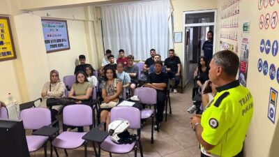 Kırklareli İl Emniyet Müdürlüğü Trafik Denetleme Şube Müdürlüğü personelince sürücü