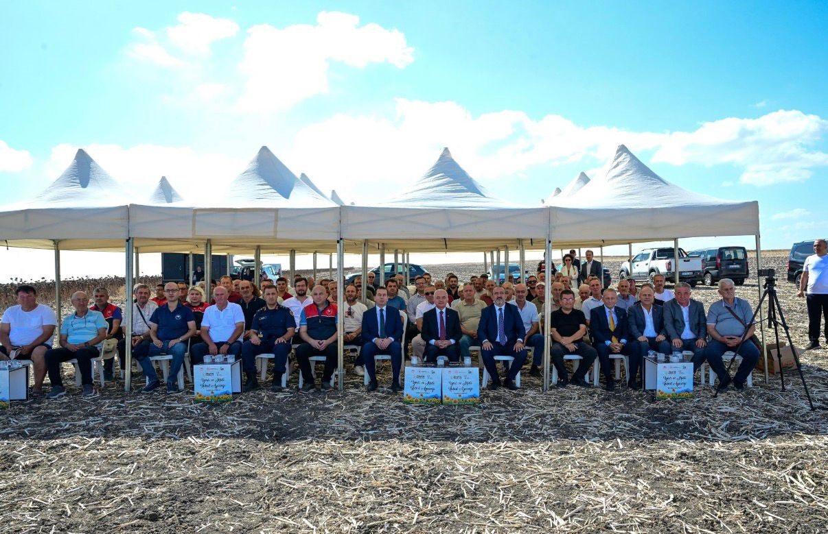Kırklareli’nde yerli ve milli hibrit ayçiçeği hasadı gerçekleştirildi 7 Bülten Medya -