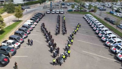 Kocaeli İl Emniyet Müdürlüğünün hizmetlerinde kullanılmak üzere sağlanan 74 yeni