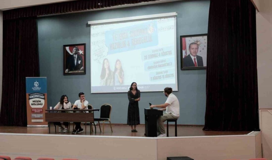 Konservatuvar adaylarına rehberlik desteği Kocaeli Büyükşehir Belediye Konservatuvarı, eylül ayındaki yetenek sınavları öncesinde aday