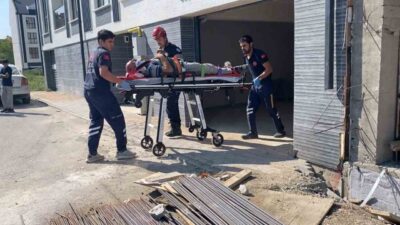 Bursa’nın İnegöl ilçesinde otomobilini tamir etmek için krikoyla kaldıran şahıs,