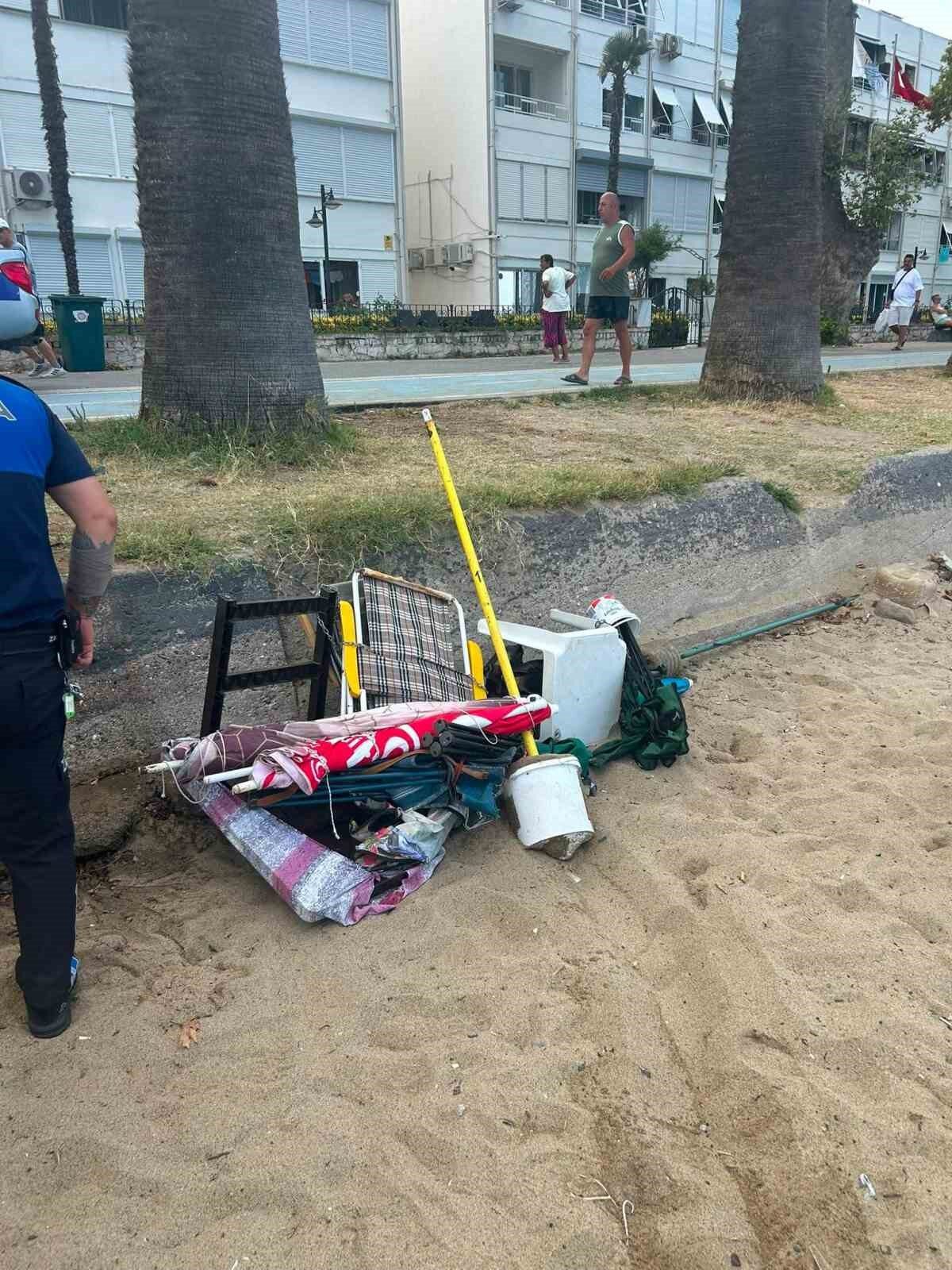 Sahilde Zincirli Düzeneklere Zabıta Müdahalesi! 2 Bülten Medya -