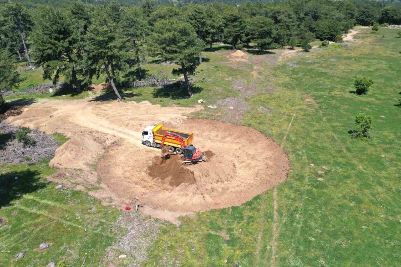 Madra Dağları’na yeni helikopter yangın havuzu kazandırıldı 19 Bülten Medya -