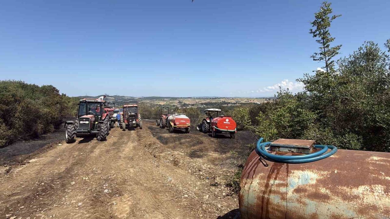 Makilik alanı alevler sardı, ekipler ve vatandaşlar seferber oldu 31 Bülten Medya -