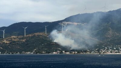 Balıkesir’in Marmara ilçesinde çıkan orman yangınına sebep olduğu tespit edilen