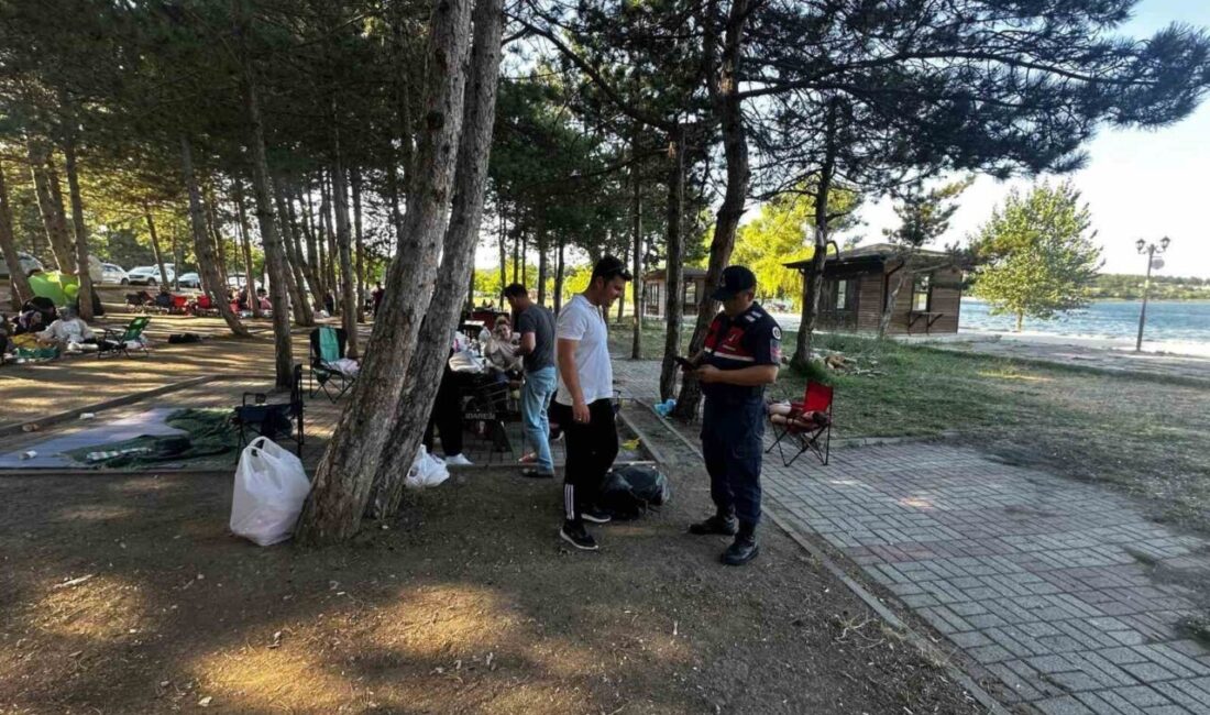 Bilecik’te jandarma ekipleri, mesire alanlarında denetim gerçekleştirerek vatandaşları orman yangınları