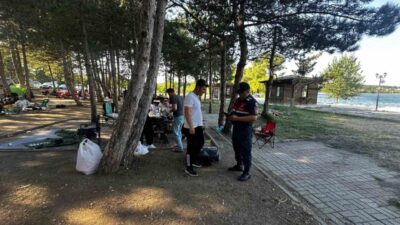 Bilecik’te jandarma ekipleri, mesire alanlarında denetim gerçekleştirerek vatandaşları orman yangınları