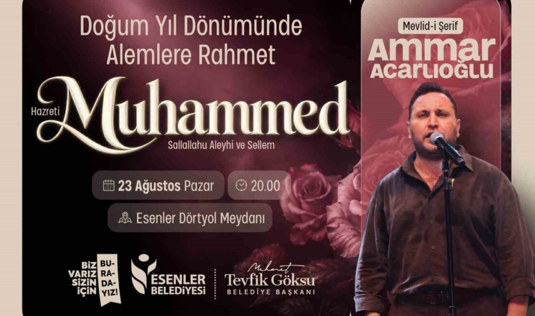 Mevlid-i Şerif, senfonik düzenlemeyle ilk kez meydanda Esenler Belediyesi, Peygamber Efendimiz Hz. Muhammed (Sallallahü teala aleyhi ve