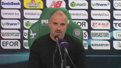 Bursaspor Teknik Direktörü Mustafa Er, Iğdır FK maçının ardından, "İlk