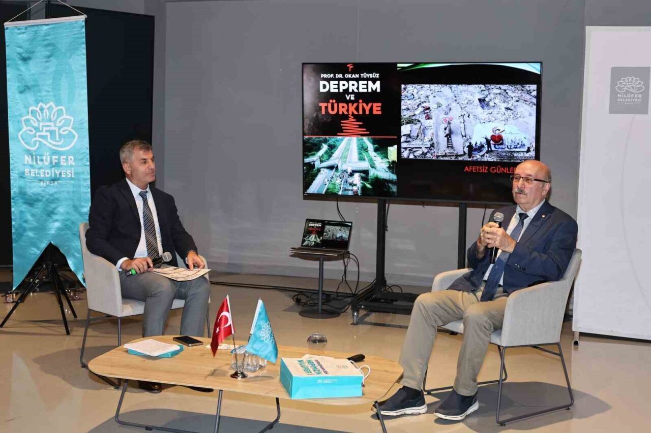 Nilüfer’de Prof. Dr. Okan Tüysüz’den deprem uyarıları 24 Bülten Medya -