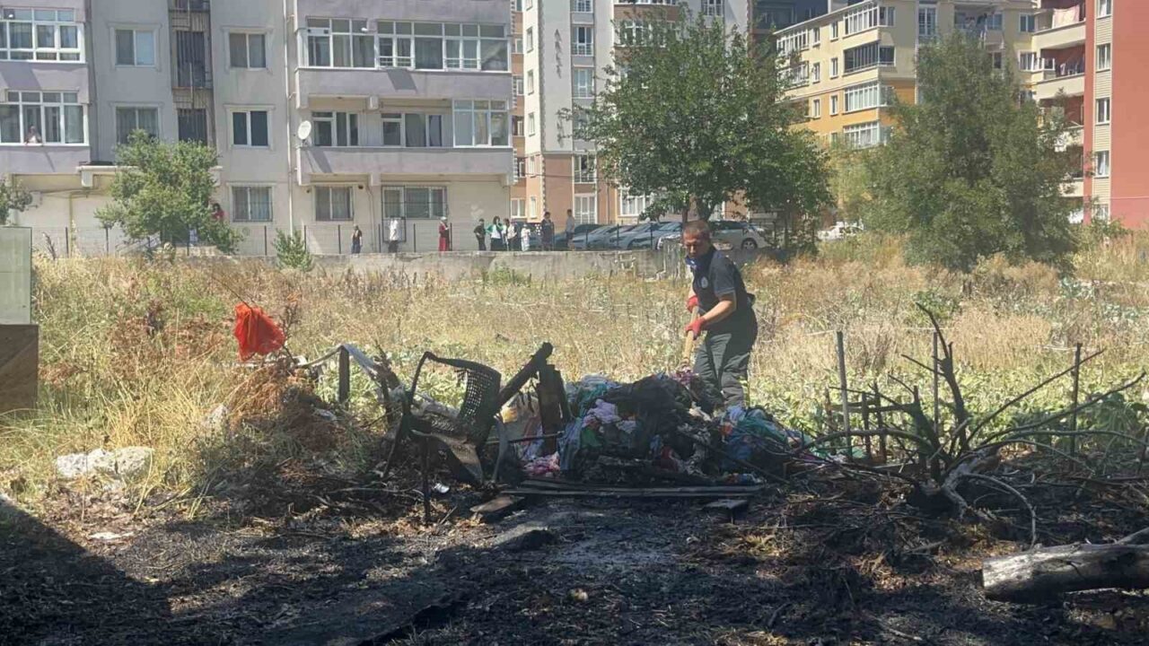 Otluk alandaki yangında toplu taşıma aracı hasar gördü 12 Bülten Medya -