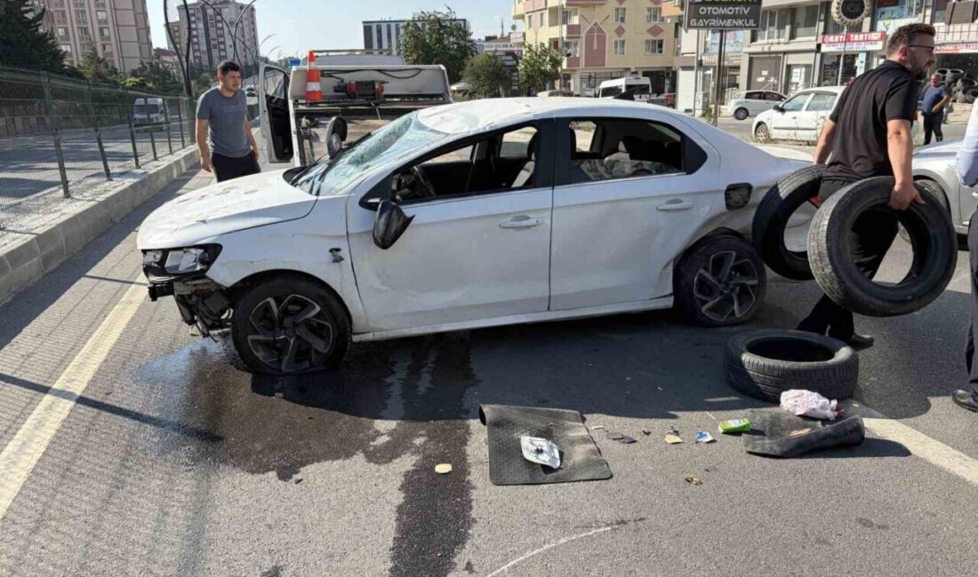 Tekirdağ’ın Kapaklı ilçesinde otomobille çarpışan aracın takla attığı kazada 1