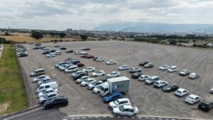 Bursa Şehir Hastanesi’nde yaşanan araç yoğunluğunu azaltmak amacıyla yapılan 1.250