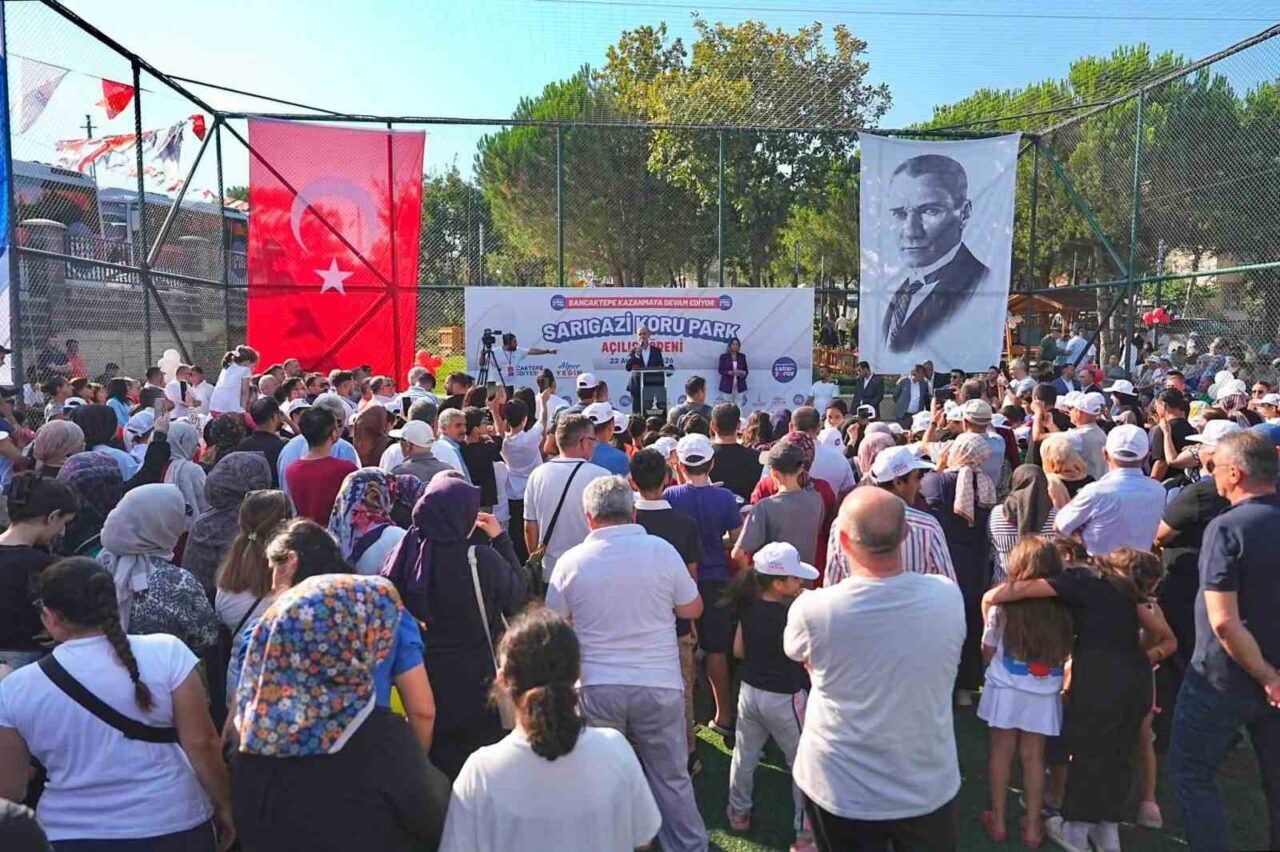 Sancaktepe’de yeşil alan seferberliği: Sarıgazi Korupark hizmete açıldı 15 Bülten Medya -