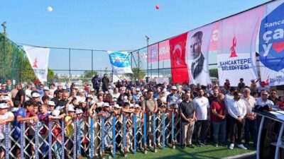 Sancaktepe Belediyesi tarafından yapımı tamamlanan Sarıgazi Korupark, düzenlenen törenle vatandaşların