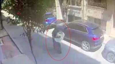 İstanbul Şişli’de bir hırsız, girdiği evden klima ve televizyonu çalarak