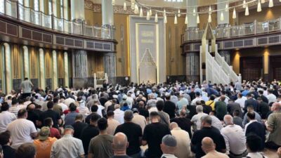 İstanbul’da, 30 Ağustos Zafer Bayramı dolayısıyla Taksim Camii’nde şehitler için