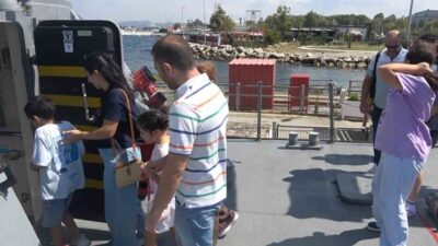 Yalova’da 30 Ağustos Zafer Bayramı dolayısıyla kente gelen TCG Tuzla