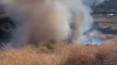 Tekirdağ’ın Süleymanpaşa ilçesinde ağaçlık alanda çıkan yangın, itfaiye ve orman