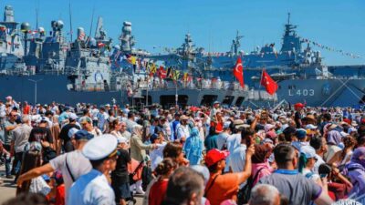 TEKNOFEST Mavi Vatan’da hava araçları gösteri yaptı. Deniz Hava Komutanlığına