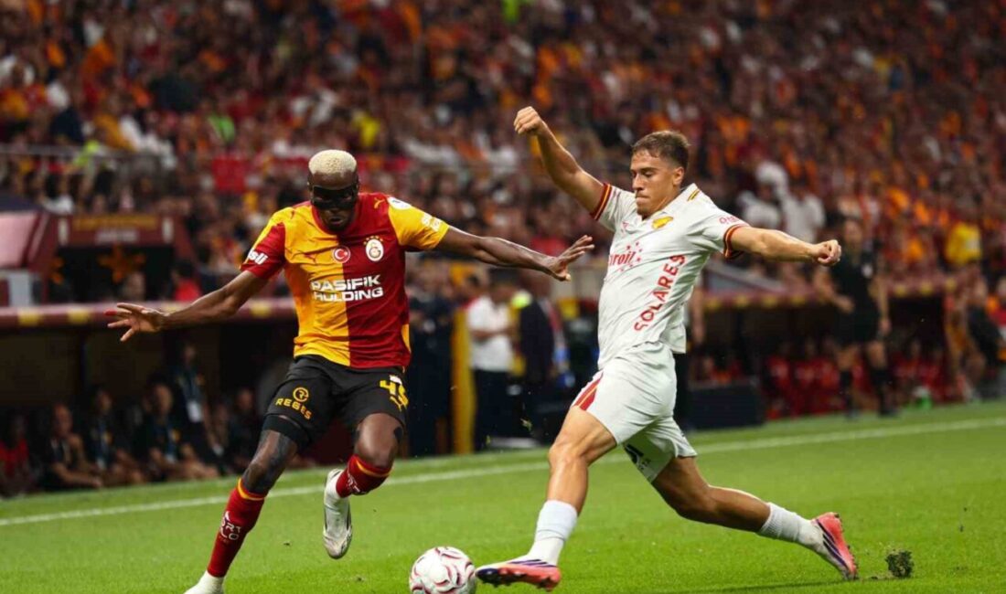 Trendyol Süper Lig: Galatasaray: 1 – Göztepe: 1 (İlk yarı) Trendyol Süper Lig’in 3. haftasında Galatasaray, Göztepe’yi konuk ediyor. Mücadelenin
