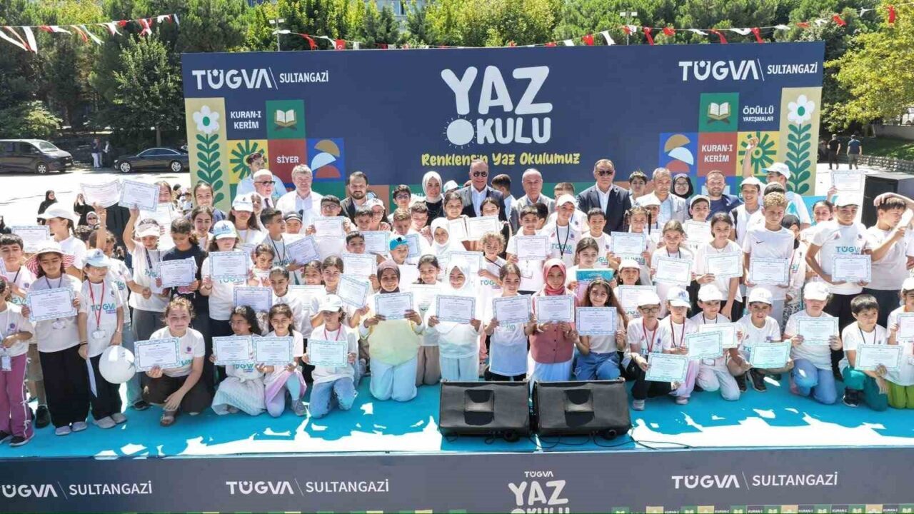 TÜGVA Sultangazi 2026 Yaz Okulu Kapanış Programı’nda öğrencilere sertifikaları verildi 18 Bülten Medya -