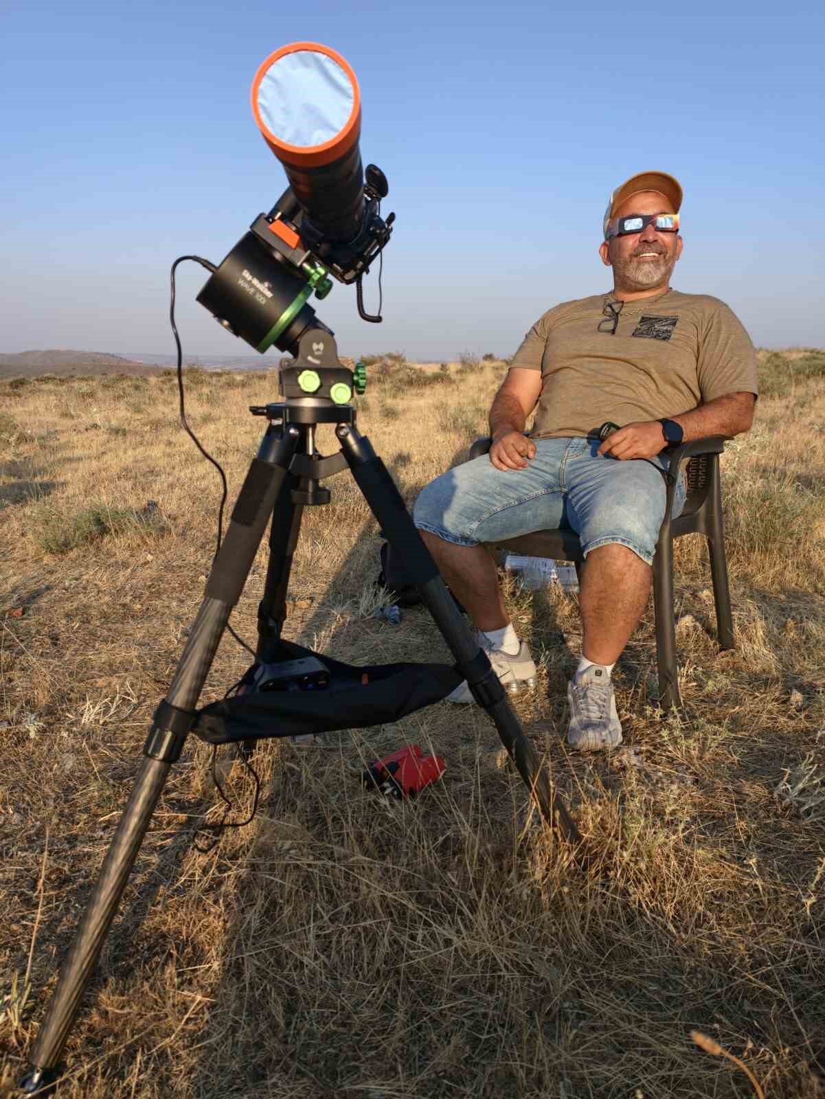 Türk astrofotoğrafçı güneş tutulmasını İspanya’da görüntüledi 8 Bülten Medya -