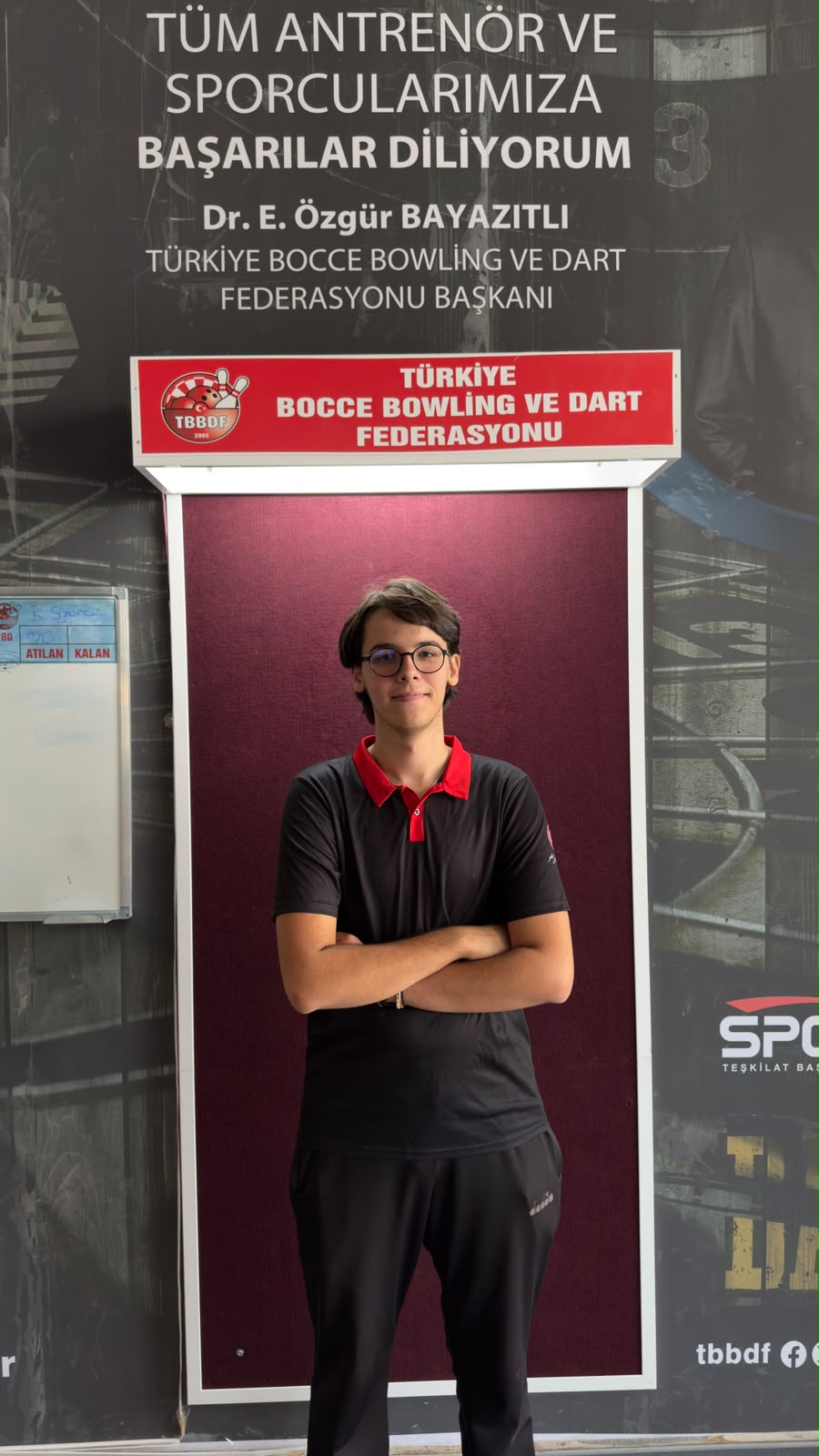 Yıldırım Belediyespor’un genç dart sporcusu Toprak Aras, Ankara’da düzenlenen milli