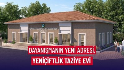 Tekirdağ Büyükşehir Belediyesince Marmaraereğlisi ilçesine bağlı Yeniçiftlik Mahallesi’nde yapımı sürdürülen