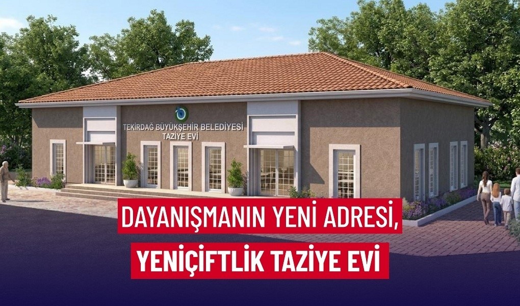 Yeniçiftlik’e taziye evi: Çalışmalar yüzde 70 tamamlandı Tekirdağ Büyükşehir Belediyesince Marmaraereğlisi ilçesine bağlı Yeniçiftlik Mahallesi’nde yapımı sürdürülen