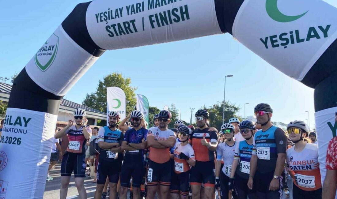 Yeşilay Yarı Maratonu başladı Türkiye Yeşilay Cemiyeti tarafından düzenlenen Yeşilay Yarı Maratonu, yaklaşık bin