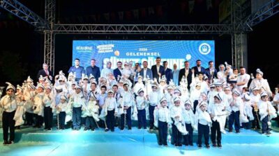 Yıldırım Belediyesi’nin geleneksel hale getirdiği sünnet şöleni, bu yıl da