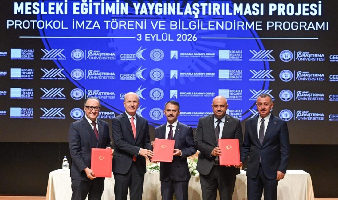 3+1 modeliyle üniversite eğitimi iş hayatıyla buluşacak Kocaeli’de yükseköğretimde mesleki eğitimin sektörün ihtiyaçları doğrultusunda geliştirilmesi amacıyla Yükseköğretim