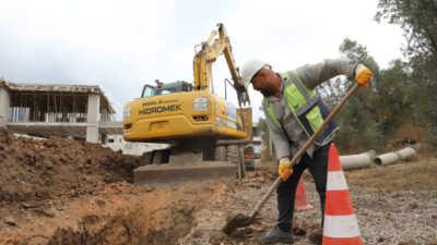 Bursa Büyükşehir Belediyesi, Mudanya’nın Bademli ve Çağrışan mahallelerinde 1,6 kilometre