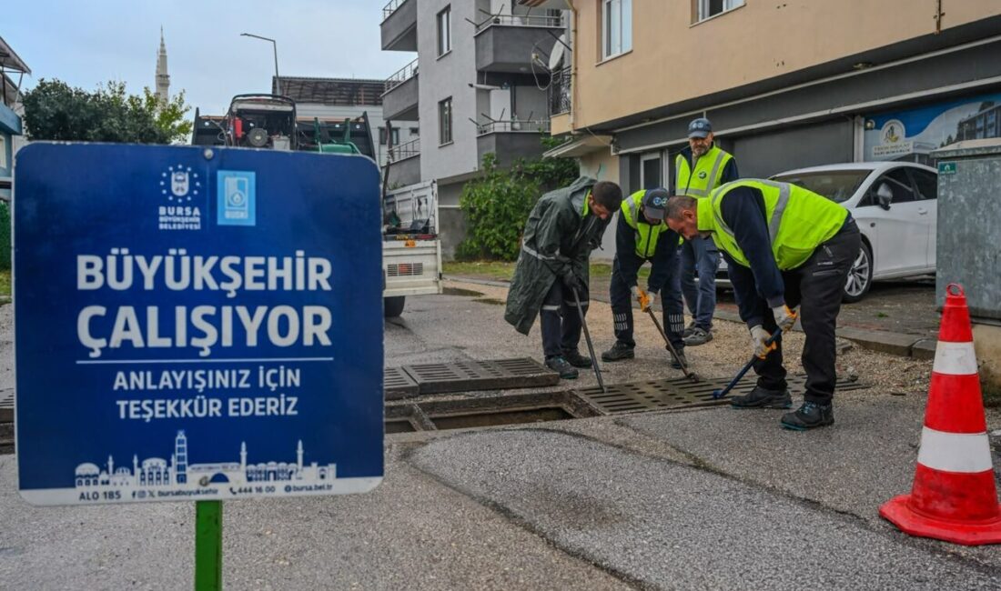 Bursa’da yağış alarmı! Bursa Büyükşehir Belediyesi, kent genelinde etkili olan yoğun yağışın ardından