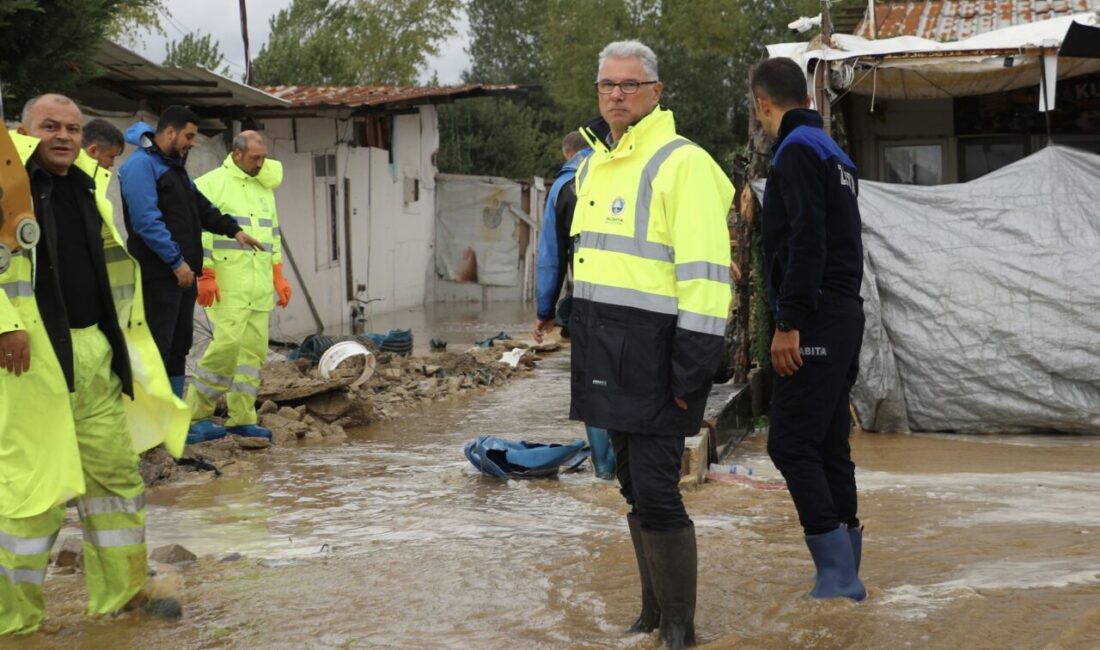 Mudanya’da taşkın mesaisi! Mudanya’da iki gün süren sağanağın ardından Esence ve Yalıçiftlik mahallelerinde