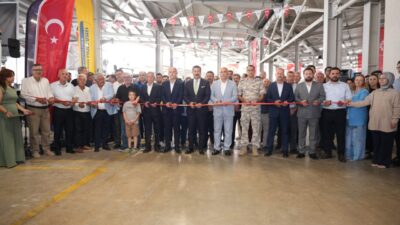 Yenişehir’de düzenlenen Tarım Fuarı, 55 farklı işletmeyi üretici ve çiftçilerle